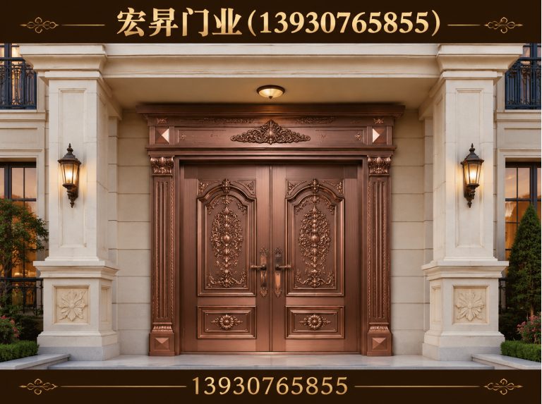 沧州渤海新区铸铝门展示图